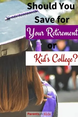 This article gives you tips and advice on why parents should focus on saving for retirement instead of saving for college. Learn why focusing on your personal finance is much better for you and your children. #retirement #savingforretirement #parentingtips #savingforcollege #familyfinance