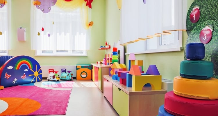 a children's play area