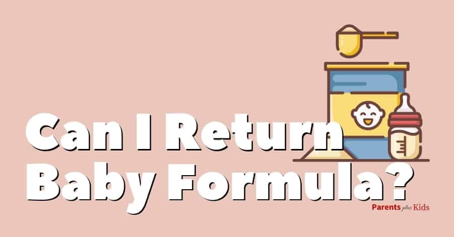 Returning store baby formula