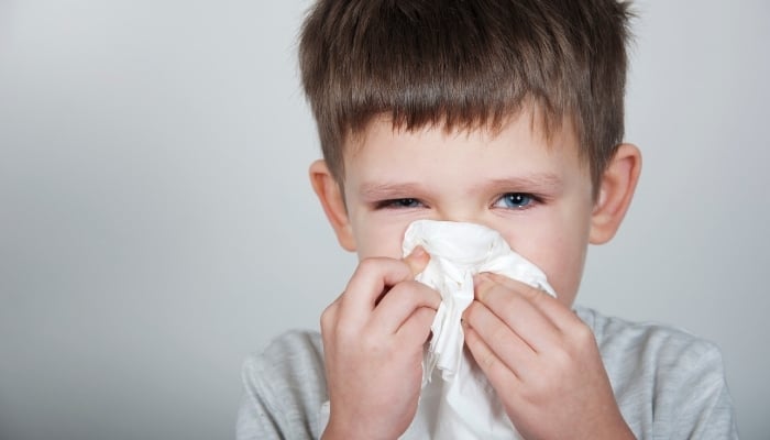 a sick child