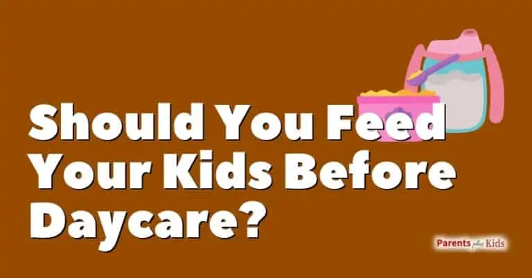 Should I Feed My Kids Before Dropping Them at Daycare?