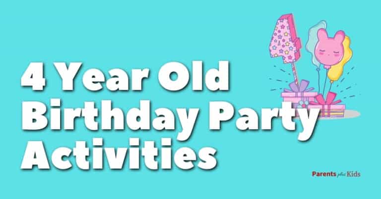 4 yr old bday party activities