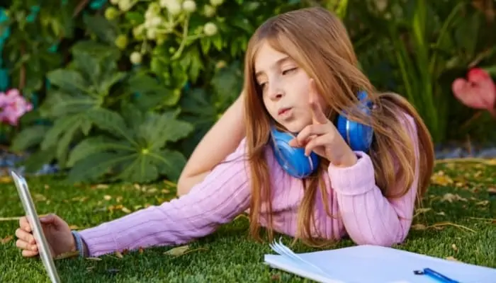 a girl taking a selfie posting on internet