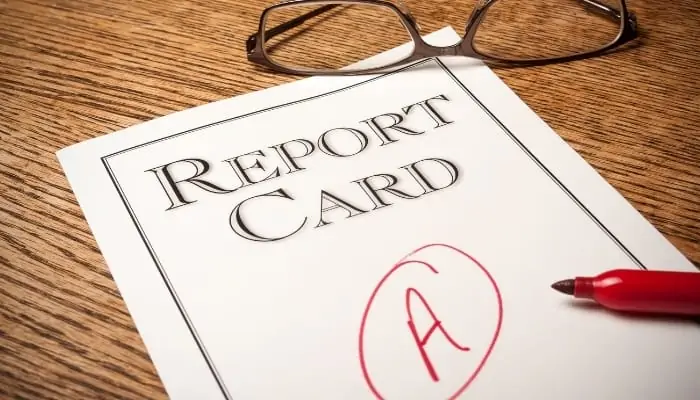 report card grade