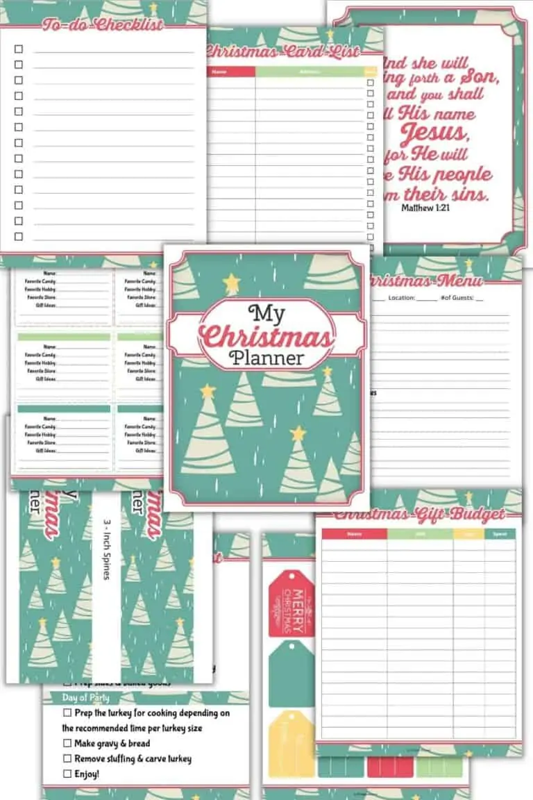 My Christmas Planner {30 pages}