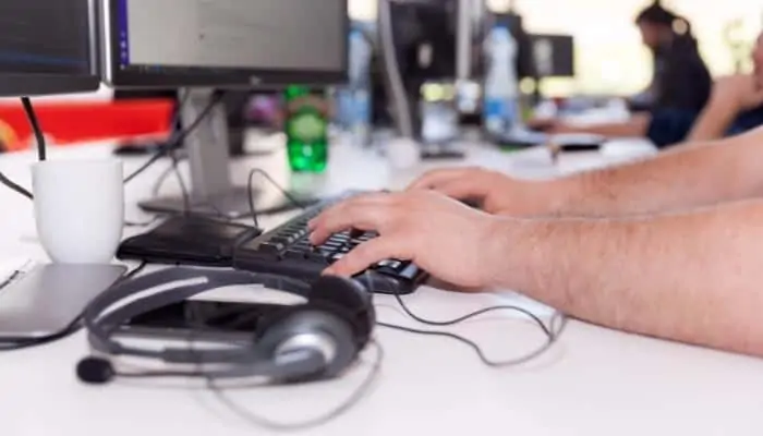 a medical coder working