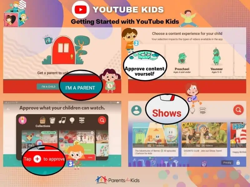 getting started with youtube kids