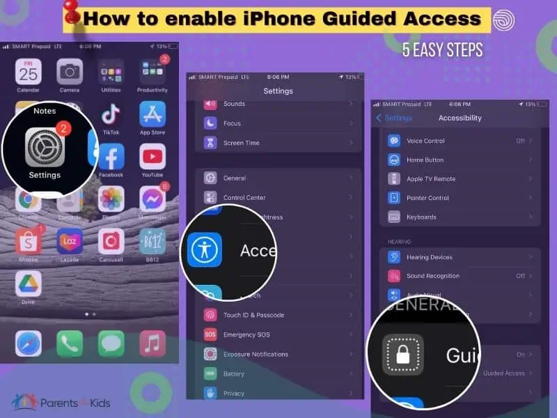 enable iphone guided access