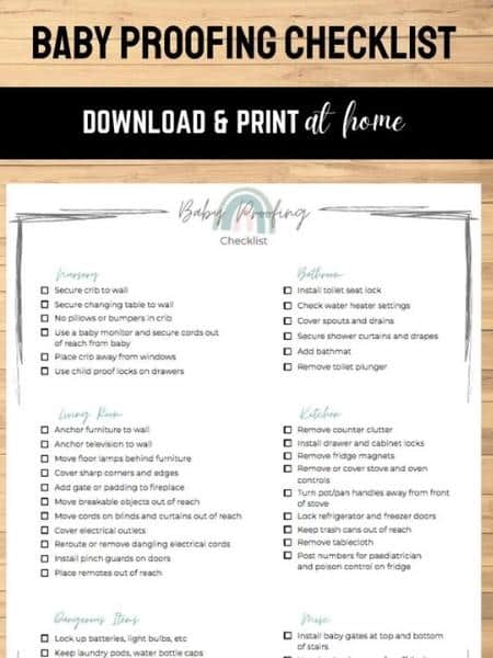 babyproofing checklist image