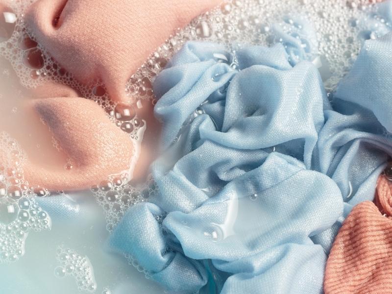 Article image - fabric in water