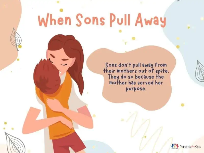 mother hugs son