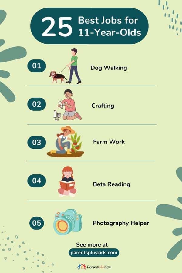 25 Best Jobs For an 11YearOld to Make Money Parents Plus Kids