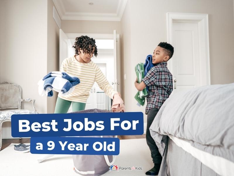 kids doing chores