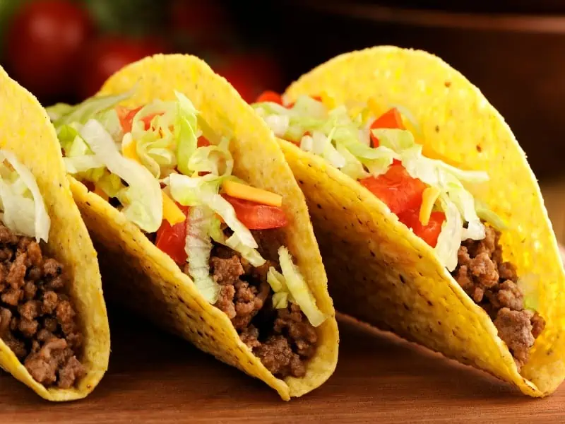 stock image - taco bar