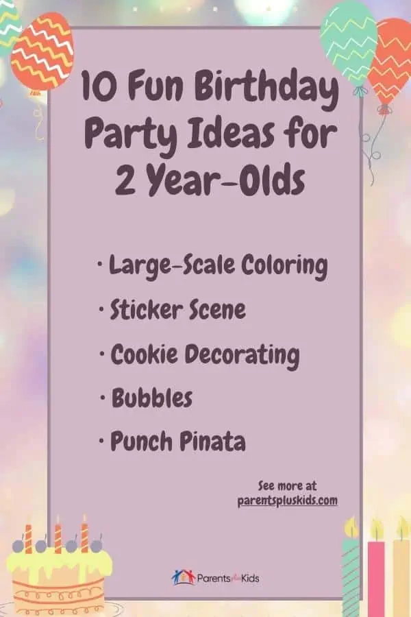 Birthday Party Ideas for Two-Year-Olds