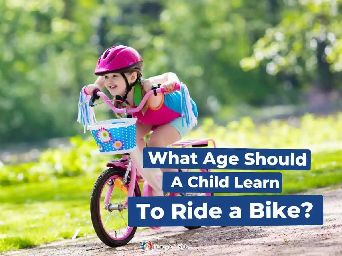 girl riding bike