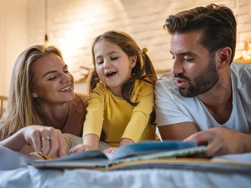 parents motivating kid