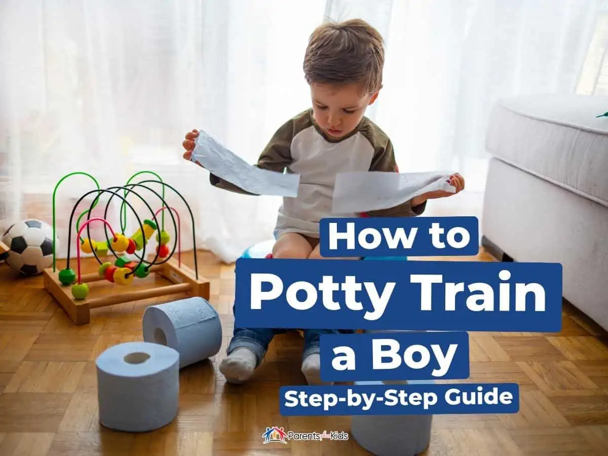 How to Potty Train A Boy StepbyStep Guide Parents Plus Kids